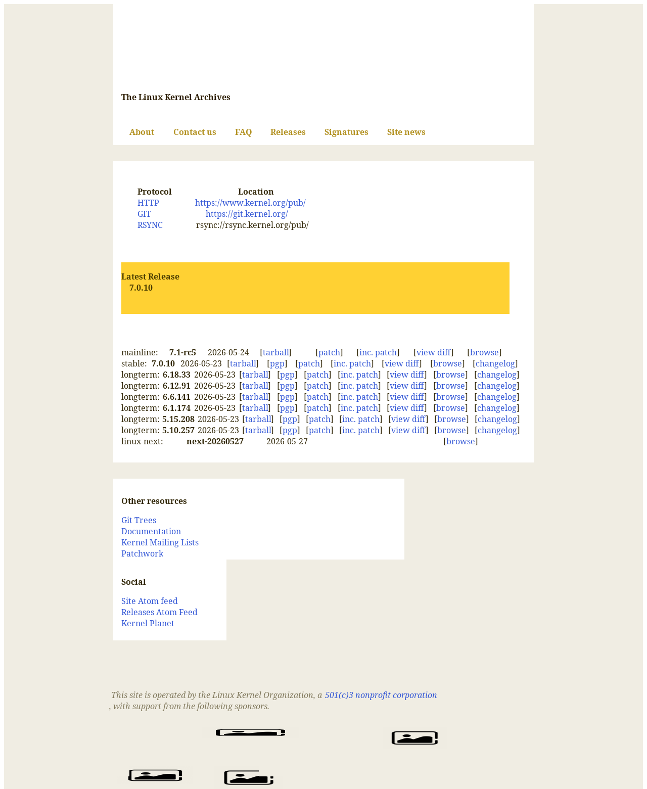 kernel.org