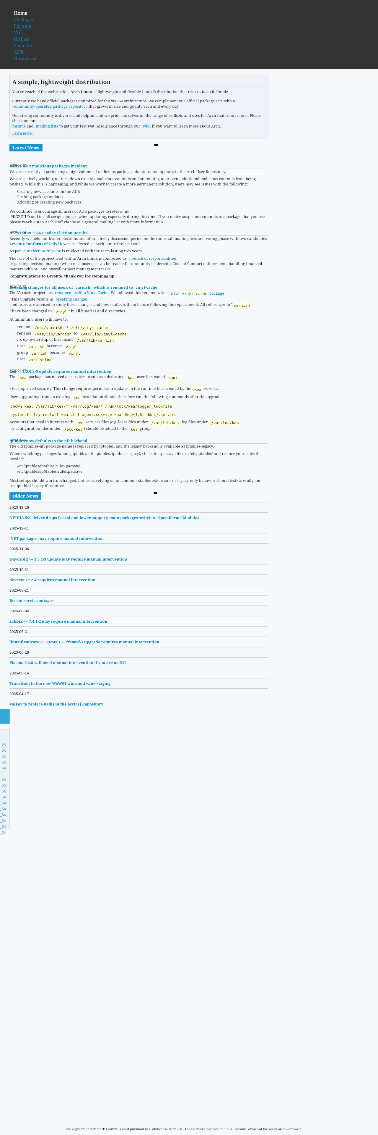 Arch Linux
