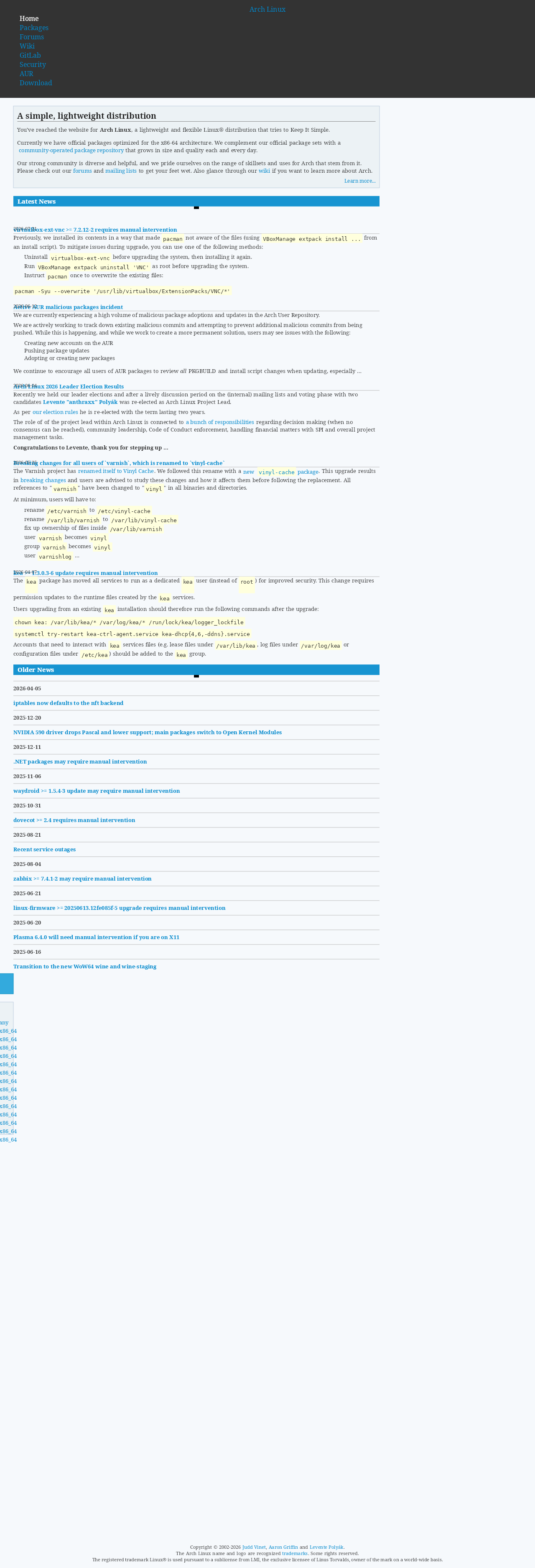 Arch Linux