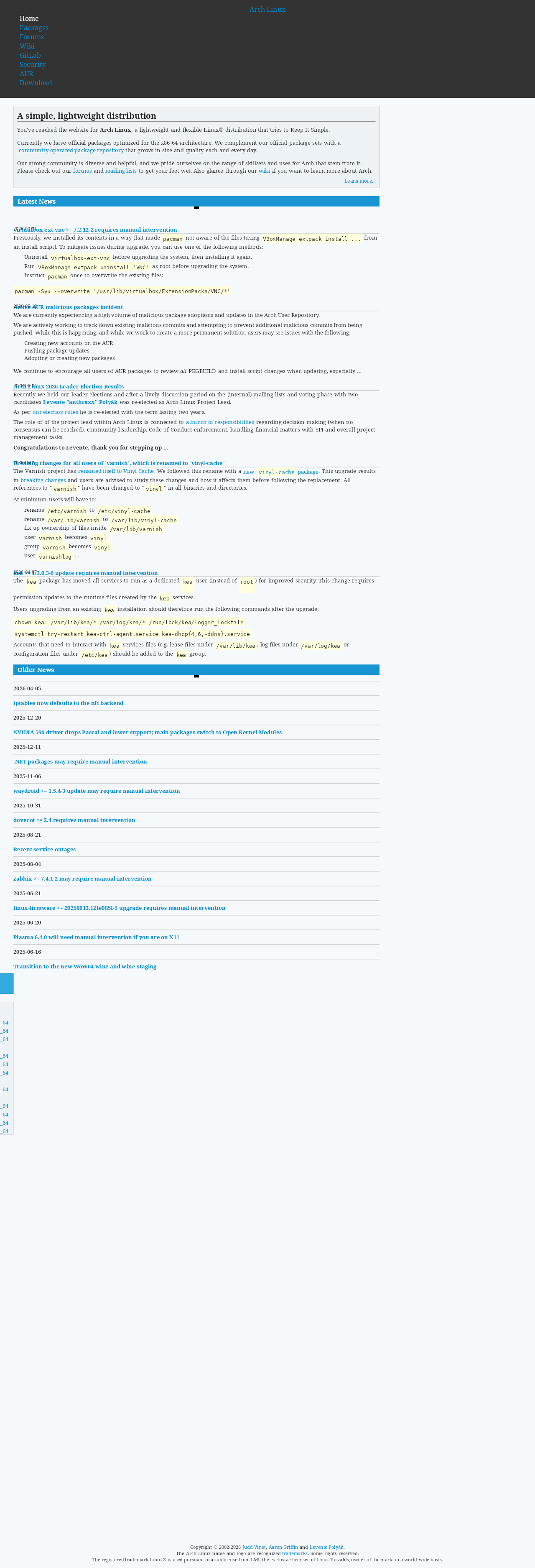 Arch Linux